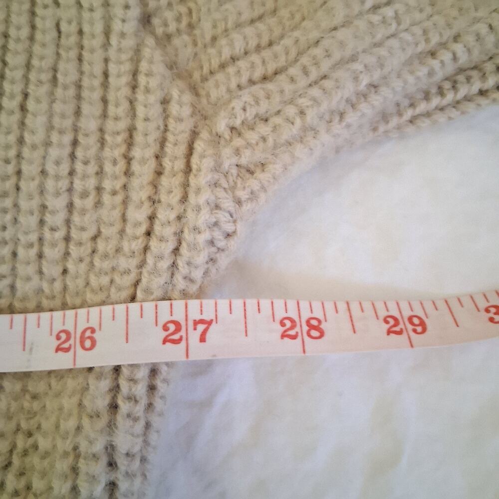 Top Shop Long Cardigan Brown Chunky Knit Sweater Cozy Winter Size 2 NWT - Picture 5 of 8